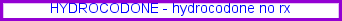 Hydrocodone